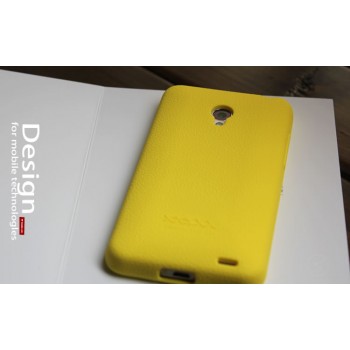 Силиконовый премиум чехол для Meizu MX3 Желтый