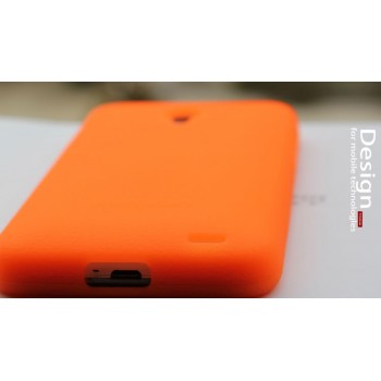 Силиконовый премиум чехол для Meizu MX3 Оранжевый