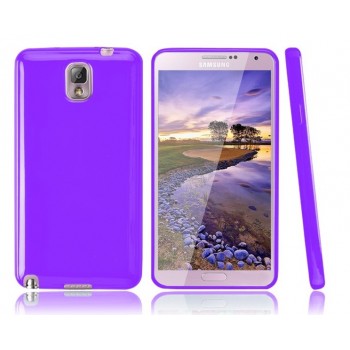 Силиконовый чехол для Galaxy Note 3 Фиолетовый