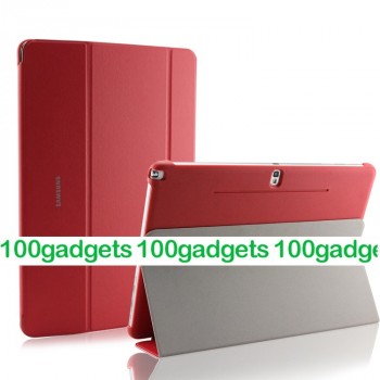 Чехол смарт флип подставка сегментарный серия Smart Cover для Samsung Galaxy Note Pro 12.2 Красный