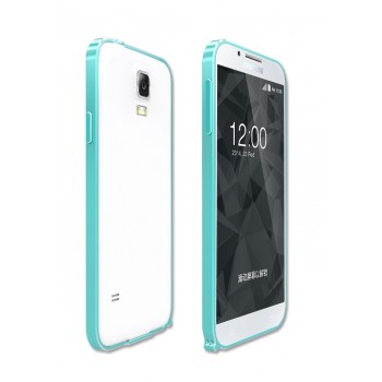 Металлический бампер для Samsung Galaxy S5 Голубой