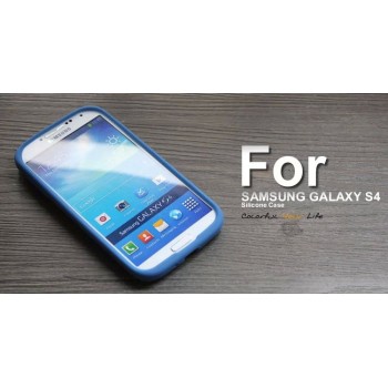 Силиконовый софт-тач премиум чехол для Samsung Galaxy S5 Синий