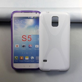 Силиконовый чехол X для Samsung Galaxy S5 Белый