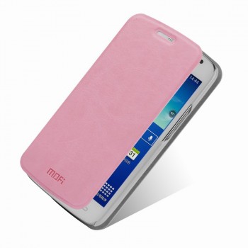 Чехол флип подставка водоотталкивающий для Samsung Galaxy Grand 2 Duos Розовый