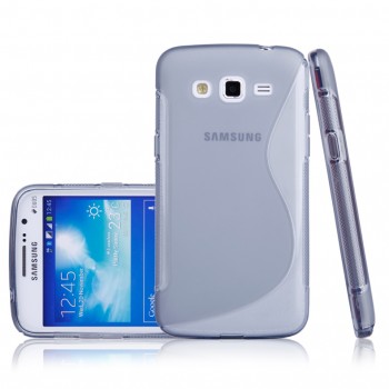 Силиконовый чехол S для Samsung Galaxy Grand 2 Duos Серый