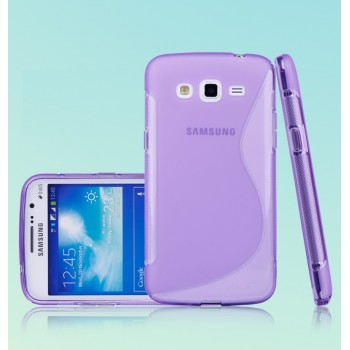 Силиконовый чехол S для Samsung Galaxy Grand 2 Duos Фиолетовый