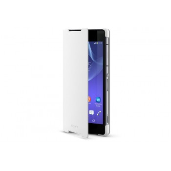 Оригинальный чехол флип подставка для Sony Xperia Z2 Белый