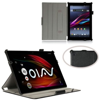 Кожаный чехол подставка для Sony Xperia Z2 Tablet