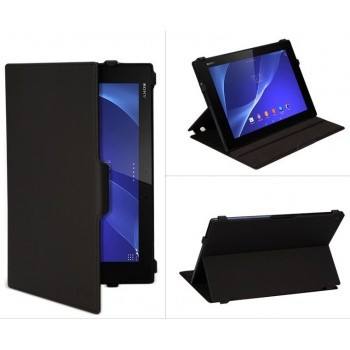 Чехол подставка текстурный для Sony Xperia Z2 Tablet Черный