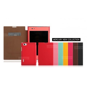 Чехол кожаный книжка горизонтальная флип для LG Optimus Vu P895