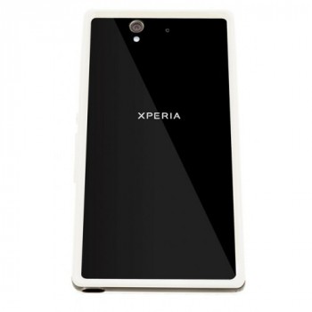 Премиум силиконовый бампер для Sony Xperia Z1 Белый