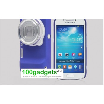 Пластиковый чехол для Samsung Galaxy S4 Zoom Синий