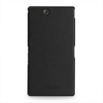 Накладка кожаная Back Cover (нат. кожа) для Sony Xperia Z Ultra черная