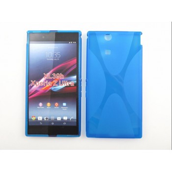 Силиконовый чехол X для Sony Xperia Z Ultra Голубой