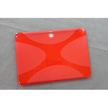Силиконовый матовый X чехол для Samsung Galaxy Tab Pro 10.1 Красный