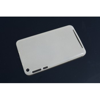 Силиконовый матовый полупрозрачный чехол для ASUS MEMO Pad 8 Белый