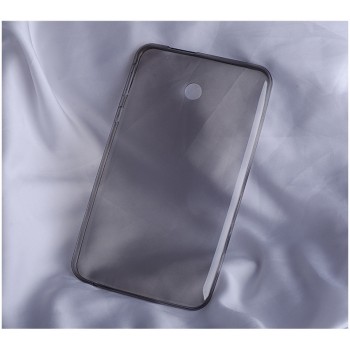 Силиконовый матовый полупрозрачный чехол для ASUS FonePad 7 Черный