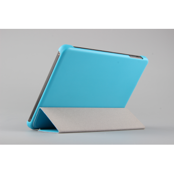Чехол флип подставка сегментарный для Lenovo Miix 3 8 Голубой