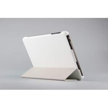 Чехол флип подставка сегментарный для Lenovo Miix 3 8 Белый