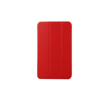 Чехол флип подставка сегментарный для Acer Iconia One 7 B1-750 Красный