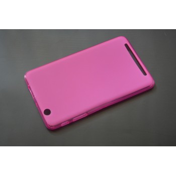 Силиконовый матовый полупрозрачный чехол для Acer Iconia One 7 B1-750 Розовый