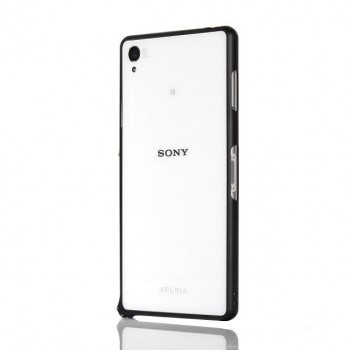 Металлический бампер для Sony Xperia C4 Черный