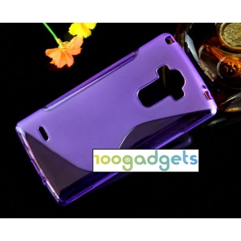 Силиконовый S чехол для LG G4 Stylus Фиолетовый