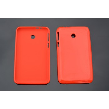 Силиконовый глянцевый непрозрачный чехол для ASUS MeMO Pad 7(ME70CX) Красный