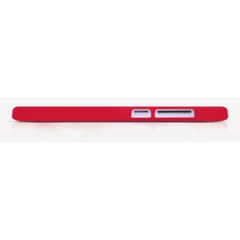 Пластиковый матовый нескользящий премиум чехол для Xiaomi Mi4i Красный