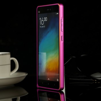 Металлический бампер для Xiaomi Mi4i Пурпурный