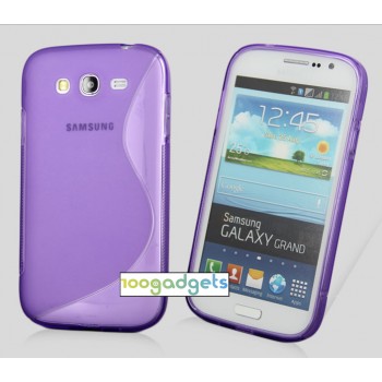 Силиконовый S чехол для Samsung Galaxy Grand Фиолетовый