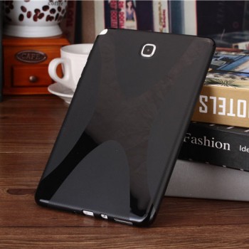 Силиконовый матовый X чехол для Samsung Galaxy Tab A 8 Черный