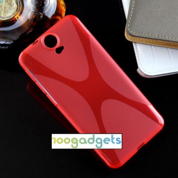 Силиконовый X чехол для HTC One E9+ Красный