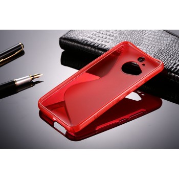 Силиконовый S чехол для HTC One M9+ Красный