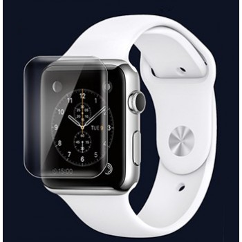 Экстразащитная термопластичная уретановая пленка на плоскую и изогнутые поверхности экрана для Apple Watch 42мм