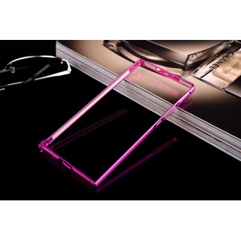 Металлический бампер для Huawei P8 Пурпурный