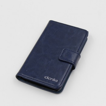Чехол портмоне подставка с магнитной защелкой и гладкой текстурой для LG G4 S Синий