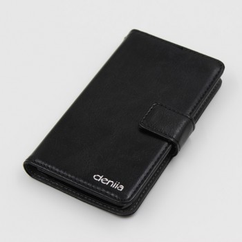Чехол портмоне подставка с магнитной защелкой и гладкой текстурой для LG G4 S Черный