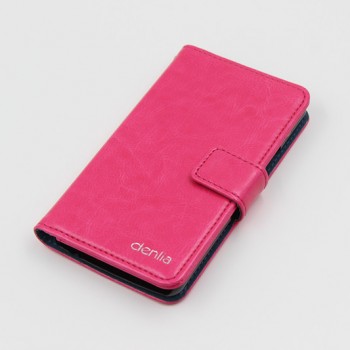 Чехол портмоне подставка с магнитной защелкой и гладкой текстурой для LG G4 S Пурпурный