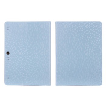 Чехол подставка с рамочной защитой текстура Соты для Lenovo Tab 2 A10-70/Tab 3 10 Business Голубой