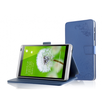 Чехол подставка текстурный для Huawei MediaPad M1 8.0 Синий