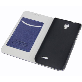 Чехол портмоне подставка на пластиковой основе для Alcatel One Touch Pop 2 (4.5)