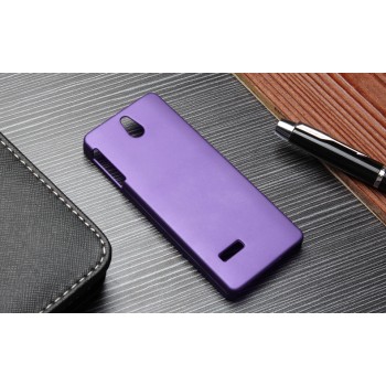 Пластиковый матовый непрозрачный чехол для Nokia 515 Фиолетовый
