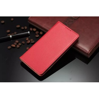 Кожаный чехол горизонтальная книжка подставка для LG G4 Красный