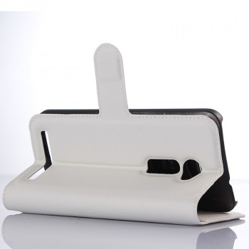 Чехол портмоне подставка на пластиковой основе с магнитной защелкой для Asus Zenfone 2 5
