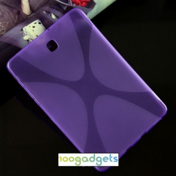Силиконовый матовый X чехол для Samsung Galaxy Tab S2 8.0 Фиолетовый