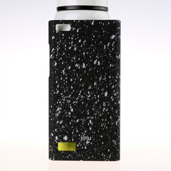 Пластиковый матовый дизайнерский чехол с голографическим принтом Звезды для Blackberry Leap Белый