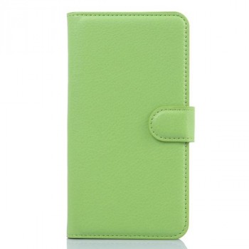 Чехол портмоне подставка с защелкой для Meizu M1 Note Зеленый