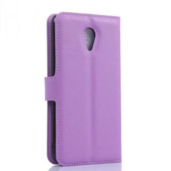 Чехол портмоне подставка с защелкой для Meizu M1 Note Фиолетовый