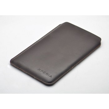 Кожаный мешок для Sony Xperia Z3 Tablet Compact Коричневый